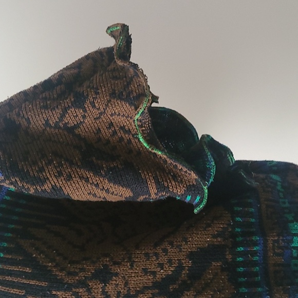 Refashioned Vintage Flutter Sleeve Sweater (M/L) - Picture 3 of 6